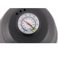 ابريق ترشيح 1000ml اسود متدرج مع مقياس حرارة