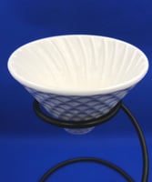 قمع سيراميك v60 ابيض 02 مربعات