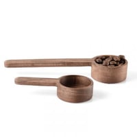 ملعقة خشبية معيار القهوة صغيرة