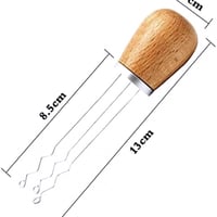 مفكك تكتلات مقبض خشبي