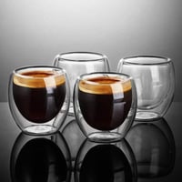 كوب زجاجي مدبول