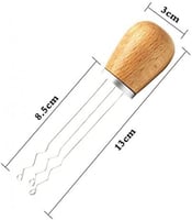 مفكك تكتلات مقبض خشبي