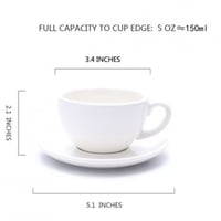 كوب فلات وايت 150مل