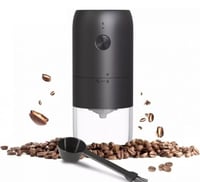 طاحونة كهربائية متنقلة بشاحن اسود