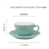 كوب فلات وايت 150مل