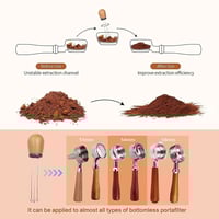 مفكك تكتلات مقبض خشبي