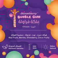 قهوة اثيوبيا علكة فراولة 227g بيت التحميص