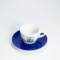 كوب اسبريسو شعار ازرق لامرزوكو