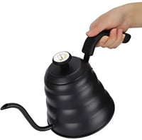 ابريق ترشيح 1000ml اسود متدرج مع مقياس حرارة