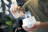 إبريق تبخير الحليب كرييت من كروف - اسود