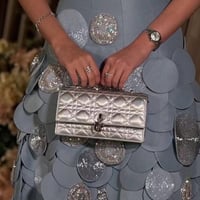 شنطة ديور الفضي