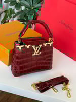 شنطة لويس فيتون كابوسين كروكدايل