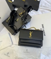 طقم سان لوران شنطة وكعب