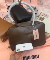 شنطة ميو ميو ليذر بو