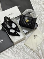 طقم شانيل شنطة وكعب