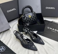 طقم شنطة وكعب كلاسيك شاني