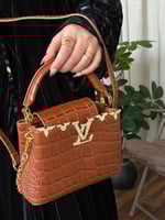 شنطة لويس فيتون كابوسين كروكدايل