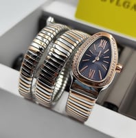 ساعة بولغري ( فضي&روز قولد )