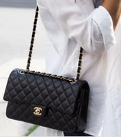 شنطة شانيل باللون الأسود