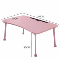 طاولة لابتوب خشبية أنيقة بدون فتحة الكوب