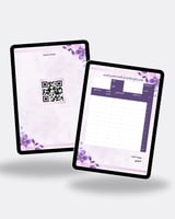 ملف انجاز رقمي بتصميم زهري إحترافي للمعلمة جاهز لل...