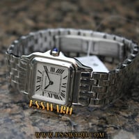 ساعة كارتير بانثر النسائية - مقاسين 23 - 29 - فضي...