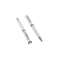 طقم أقلام مونت بلانك أبيض