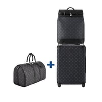 طقم شنطة سفر مع ظهر لويس فيتون