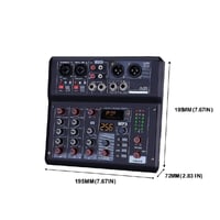 واجهة صوتية 4 قنوات احترافية للبث والاستوديو