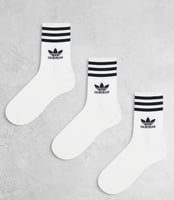 جوارب اديداس طويل أبيض