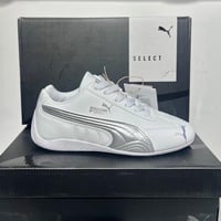 ‏ حذاء بوما سبيد كات أبيض فضي