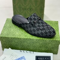 سليبر قوتشي ايطالي أسود