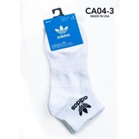 جوارب أديداس قصير أبيض