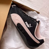 ‏ حذاء بوما سبيد كات أسود وردي