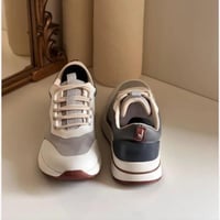 حذاء لوروبيانا رياضي ابيض ورمادي