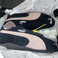 ‏ حذاء بوما سبيد كات أسود وردي