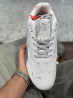 حذاء بوما سبيد كات رمادي فاتح