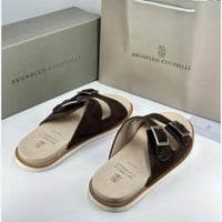 حذاء برونيلو كوتشينلي بني داكن