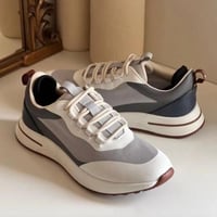 حذاء لوروبيانا رياضي ابيض ورمادي