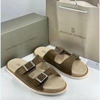 حذاء برونيلو كوتشينلي بني فاتح