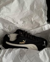 ‏حذاء بوما سبيد كات أسود أبيض