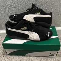 ‏حذاء بوما سبيد كات أسود أبيض