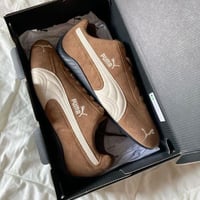 حذاء بوما سبيد كات بني