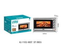 ويننج ستار ، فرن كهربائي , سعة 60 لتر , صينية خبز...