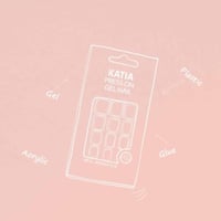 اظافر كوفين بالصق ذاتي لون فرنش 12-Katia Press On...