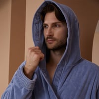 روب مودرن بترولي ازرق بقبعة ريفي - Modren Rob Blue...