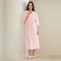 روب استحمام ويفز وردي من ريفي - Reefi bathrobe Pin...