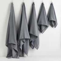 منشفة استحمام وافل رمادي ريفي - Waffle Gray Towel...