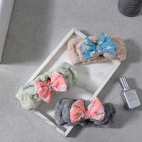 ربطة شعر رمادي وردي ريفي - Gray with Pink Hair Tie...