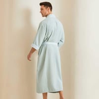 روب استحمام وافل تركواز ريفي - Turquoise Waffle Ba...